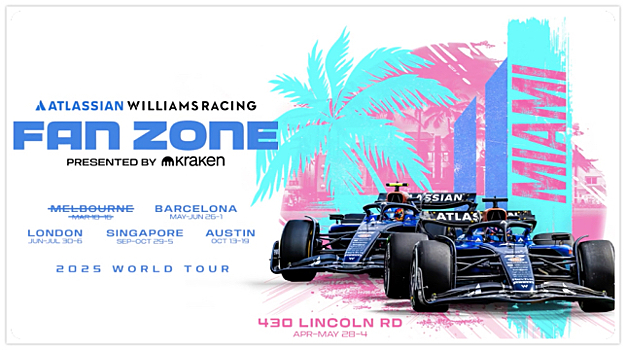 Сегодня в Майами откроется фан-зона Williams