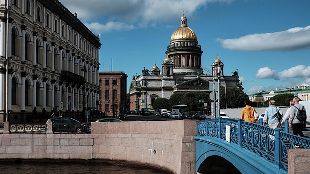 Желтый уровень погодной опасности объявлен в Петербурге