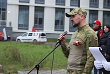 В Омске прошла патриотическая акция «Майский вальс»