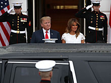 Как невеста: Мелания Трамп в платье из белого кружева