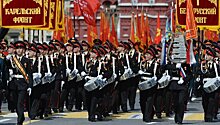 Пешие парадные расчеты прошли по Красной площади