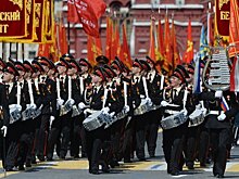 Пешие парадные расчеты прошли по Красной площади