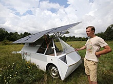 Тамбовский стоматолог доехал на солнцемобиле до моря