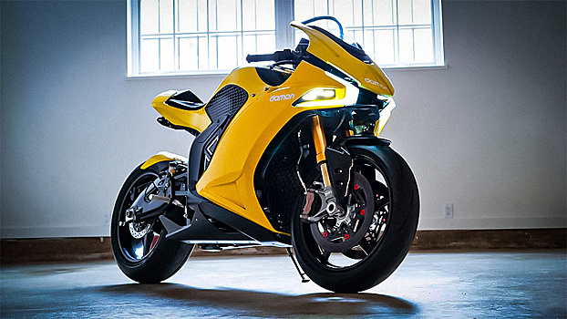 Представлен мотоцикл-трансформер с радарами и регулируемой посадкой