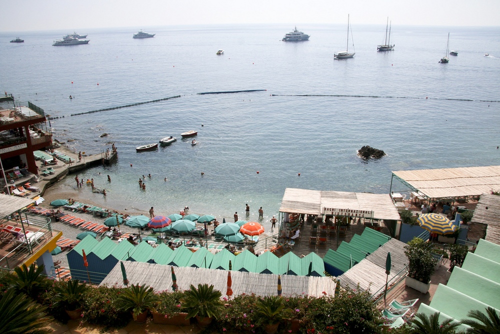Пляж Marina Piccola, Капри, Остров Капри, Италия, Европа