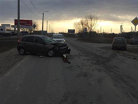 Водители двух Lada Kalina столкнулись в Ставропольском районе