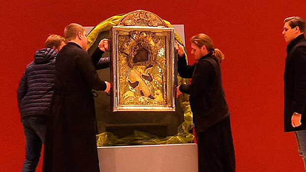 Ко Дню народного единства в Москву прибыла икона XVI века «Умиление»