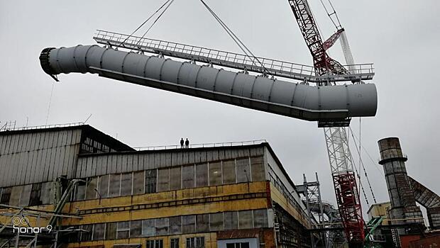 Выбрасывающую «лисий хвост» печь на заводе «Ижсталь» начали подключать к системе газоочистки
