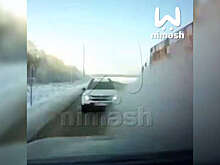 В Нижегородской области на видео попало столкновение Renault и Land Rover
