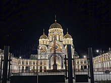 На Ямале продолжают благоустраивать территорию Храмового комплекса. ВИДЕО