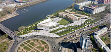 Губернатору Красноярского края представили эскизный проект Предмостной площади