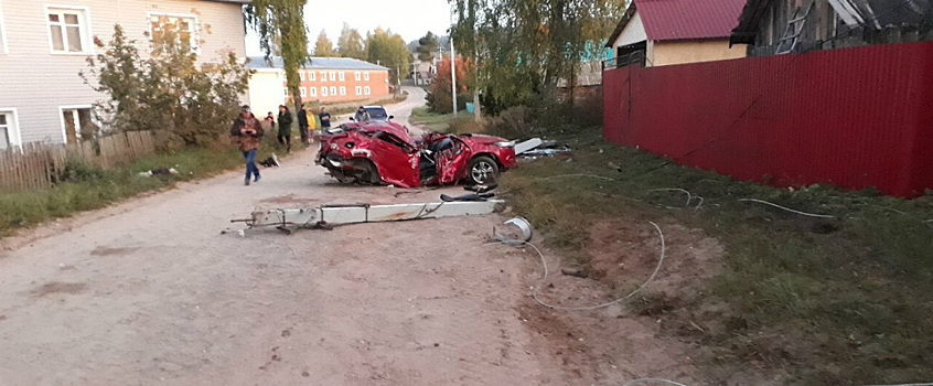 Молодой человек погиб в результате ДТП в Удмуртии