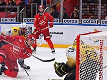 «Спартак» победил «Северсталь» – 4:2. Команда Жамнова ведет 2-0 в серии Кубка Гагарина