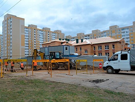 "Тверь Водоканал" подвел сети к новому детскому саду на Октябрьском проспекте