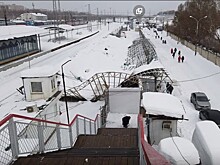 Самарский блогер снял видео обрушения крыши возле Кировского рынка