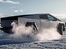 Tesla показала зимние тесты электрического пикапа Cybertruck