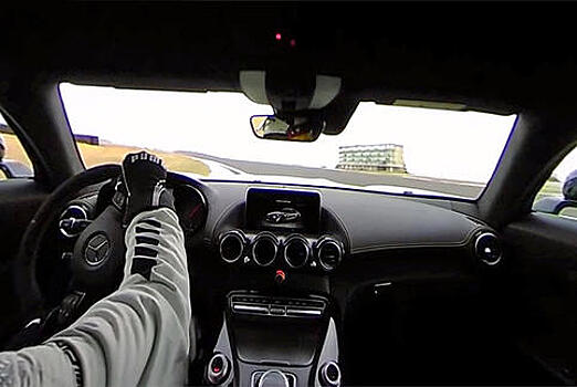 Рекордный заезд трекового купе AMG GT показали в 360 градусах