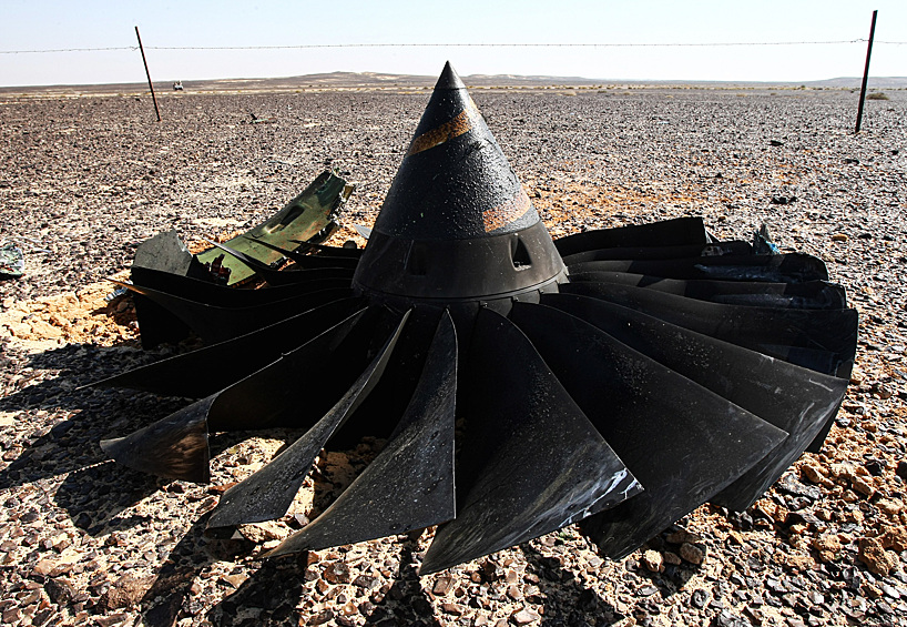 Обломки самолета Airbus A321 авиакомпании "Когалымавиа", 2015 год