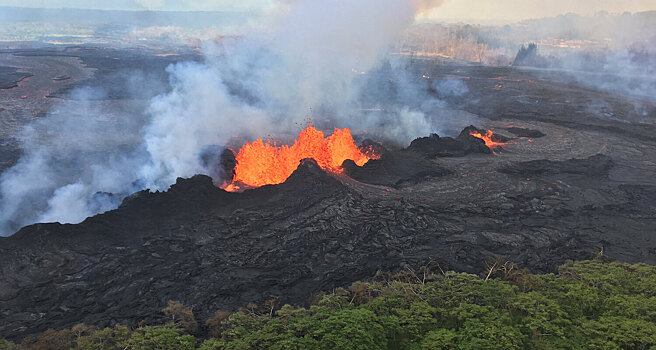 На Гавайях началось извержение вулкана Килауэа