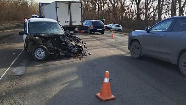 В Курской области произошло массовое ДТП