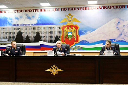 Заместитель Министра внутренних дел Российской Федерации Александр Кравченко с рабочей поездкой посетил Кабардино-Балкарию