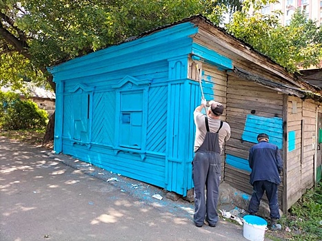 Нижегородцы жалуются на покраску фасадов только с лицевой стороны