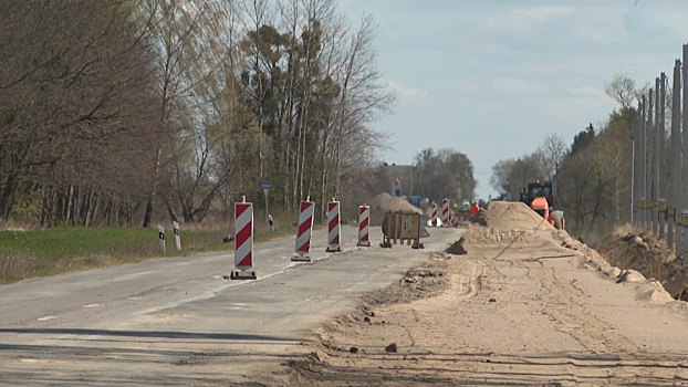 На дороге Калининград-Полесск начался капитальный ремонт 22-километрового участка