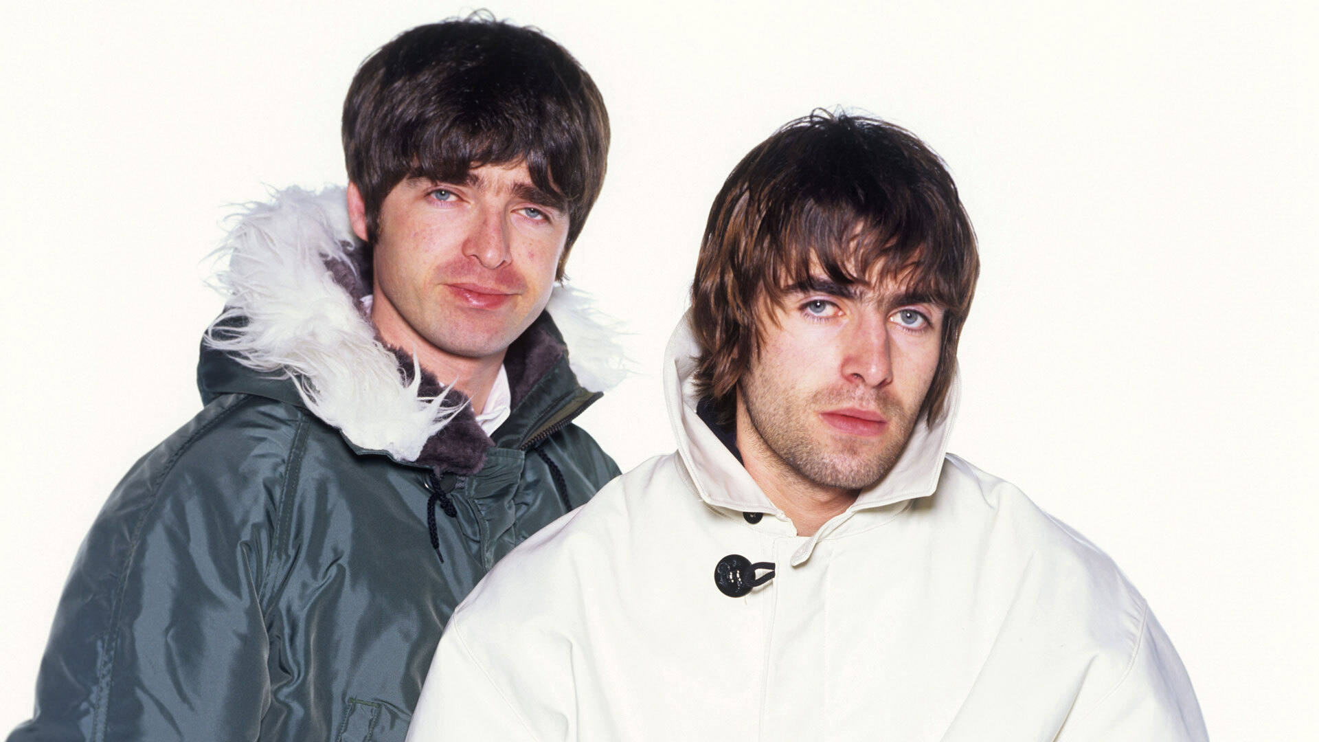 Ноэль и Лиам Галлахеры в Мюнхене, 27 марта 1996 года