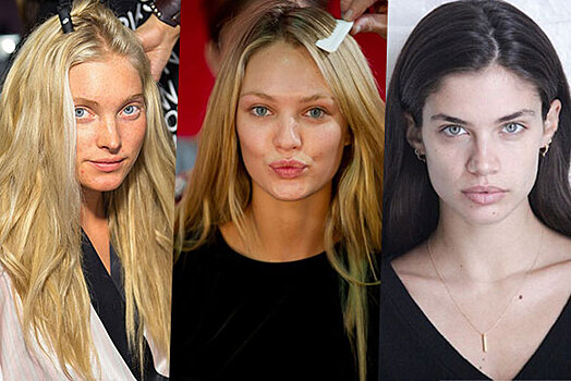 Безупречны! 10 фотографий «ангелов» Victoria’s Secret без макияжа