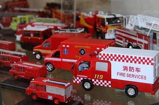 Коллекционер из МЧС представил на выставке в Красноярске более 500 моделей пожарных машин