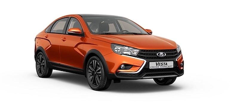 Новый «внедорожный» седан Лада Веста SE Кросс выйдет в 2018 году