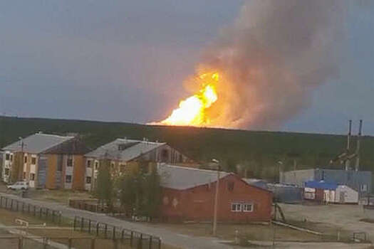 Пожар произошел на крупнейшем месторождении российского газа на Ямале