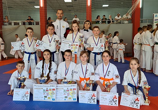 Выселковские каратисты завоевали три медали Первенства ЮФО