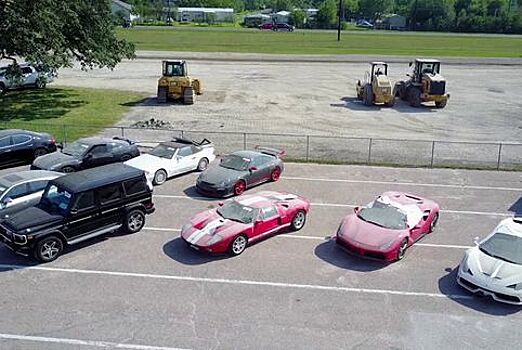 Видео: суперкары и сотни дорогих машин, пострадавших от урагана «Харви»