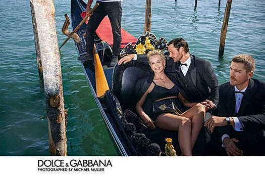 Шэрон Стоун снялась для рекламы Dolce&Gabbana в Венеции