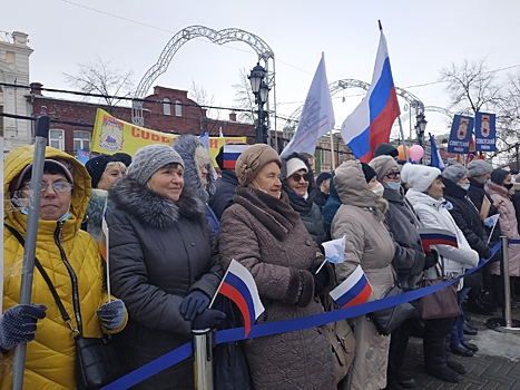 Челябинск вместе со всей Россией в седьмой раз встретил «Крымскую Весну»