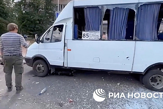 Два человека погибли при обстреле автостанции в Донецке