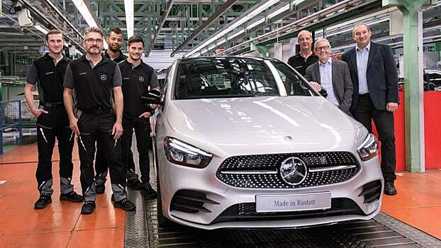 Mercedes начал производство минивэна B-Class 2019 модельного года