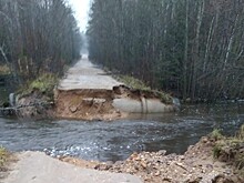 Дорожный фонд из-за размыва дороги Толмачи - Ломовое предлагает объезжать аварийный участок по федеральной трассе