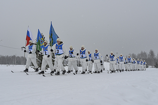 Сегодня в Рязанской области десантники завершили 16-дневный лыжный переход