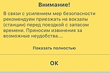 В РЖД призвали россиян приезжать на вокзалы с запасом времени из-за усиления мер безопасности