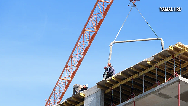 В Харпе продолжается строительство спортивного комплекса