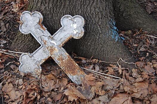 В Кировской области на кладбище с могил спиливают кресты