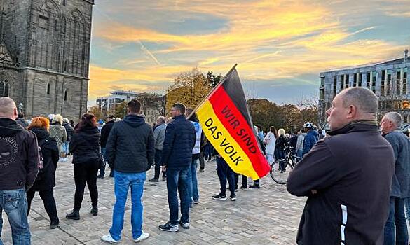 На востоке Германии около 7 тысяч митингующих выступили против энергетической политики правительства