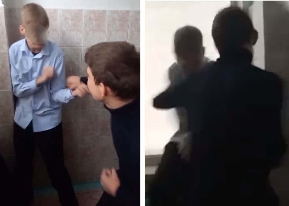 В туалете новосибирской школы был избит ученик, видео выложили в интернет