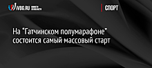 На “Гатчинском полумарафоне” состоится самый массовый старт