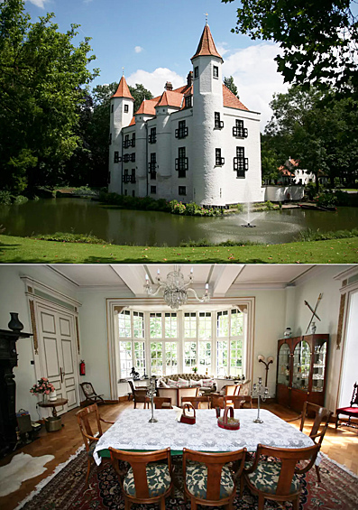  Замок Kasteel Ter Leyen te Boekhoute в Бельгии. Вмещает до 32 человек. Стоимость аренды всего замка на одну ночь - 82 тысячи рублей со всеми сборами. Минимальное количество ночей - 2