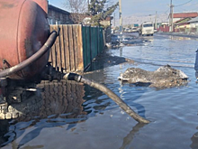 Весенняя вода подступила к 200 домам пригорода Кызыла