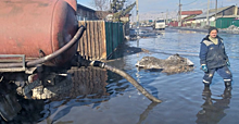Весенняя вода подступила к 200 домам пригорода Кызыла