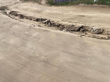 Жители села Засопка бьют тревогу из-за размытых дорог